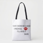 Tote Bag Citation Romantique Drôle (Devant)