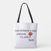Tote Bag Citation Romantique Drôle (Dos)