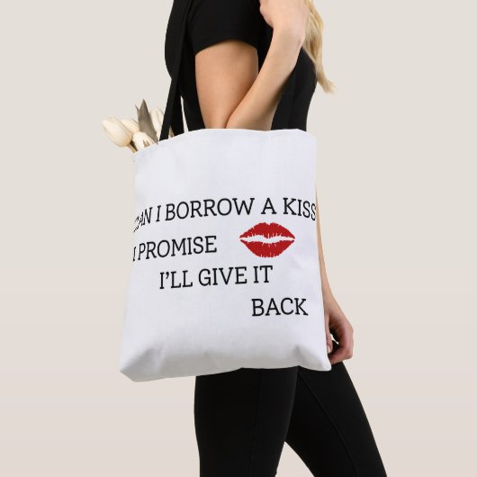 Tote Bag Citation Romantique Drôle (De près)