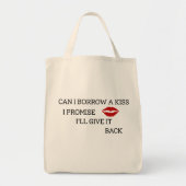 Tote Bag Citation Romantique Drôle (Devant)