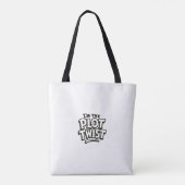 Tote Bag citation sarcastique (Dos)