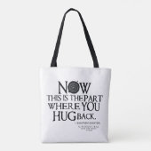 Tote Bag Citation surnaturelle "Accrocher" (Dos)