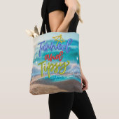 Tote Bag Citation Tipsy Tannée Ocean Beach (De près)