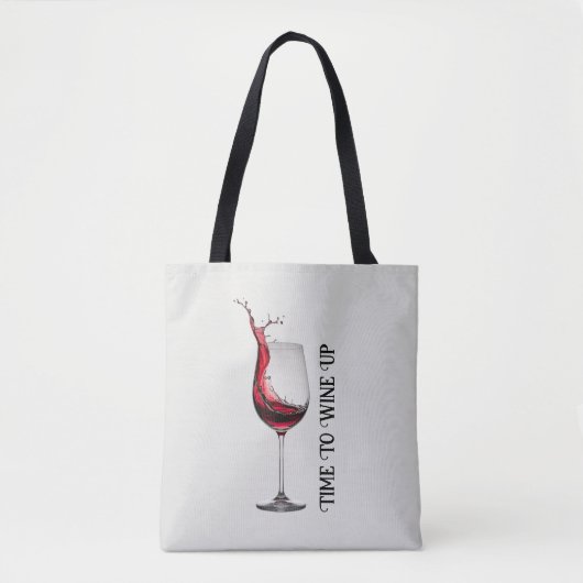 Tote Bag Citation Verre à vin (Devant)