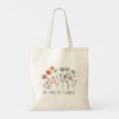 Tote Bag Citations de fleurs florales inspirées fleurs sauv (Dos)