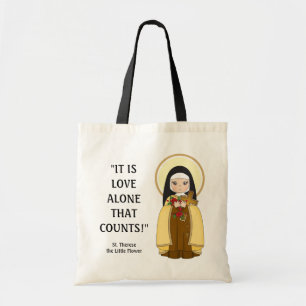 Tote Bag Citations de la Nune carmélite religieuse de Sain