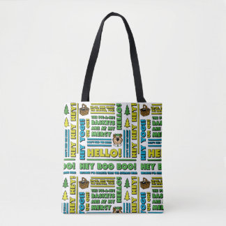 Tote Bag Citations de pique-nique de Yogi Bear et Motif d'e
