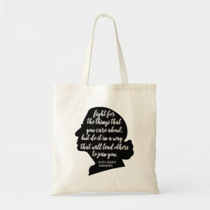 Tote Bag Citations de RBG, citations de Ginsburg, Ruth Bade
