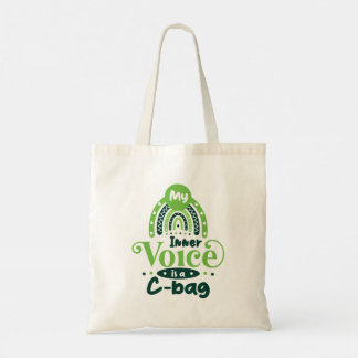Tote Bag Citations drôles de typographie moderne