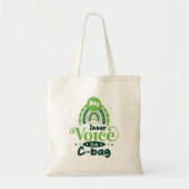 Tote Bag Citations drôles de typographie moderne (Devant)