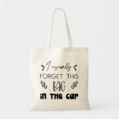 Tote Bag Citations drôles de typographie moderne (Devant)