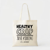 Tote Bag Citations drôles de typographie moderne (Devant)