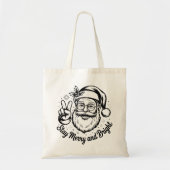 Tote Bag Citations drôles de typographie moderne (Devant)