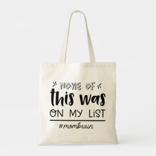 Tote Bag Citations drôles de typographie moderne