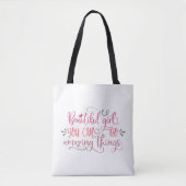 Tote Bag Citations Pour Filles (Devant)