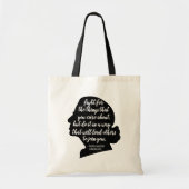 Tote Bag Citations RBG, Citation Ginsburg, Ruth Bader Ginsb (Devant)