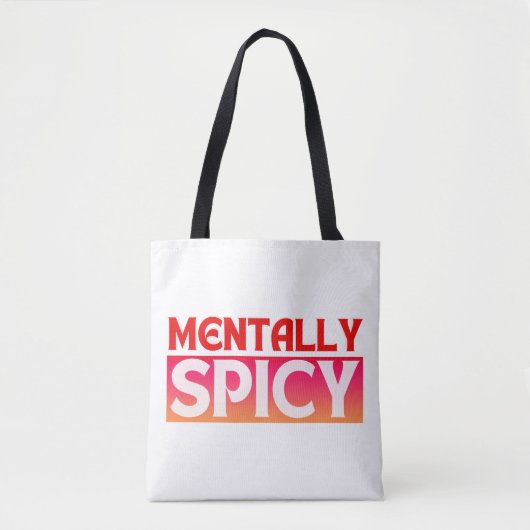 TOTE BAG CITATIONS TYPOGRAPHIE MENTALE ÉPICÉE (Devant)