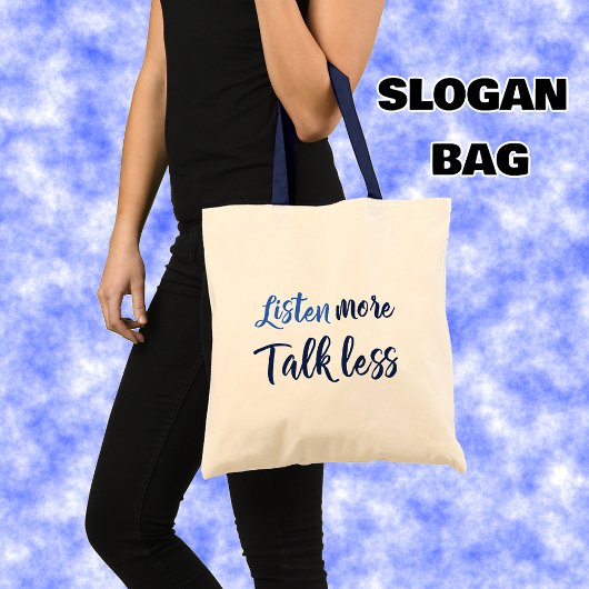 Tote Bag Citer écouter plus de script marine