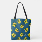 Tote Bag Citron chic Turquoise (Dos)