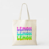Tote Bag Citron citron rétro (Dos)