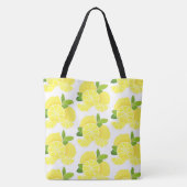 Tote Bag Citron citron tranches de citron fruits tropicaux  (Dos)