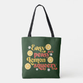 Tote Bag Citron doux facile (Dos)
