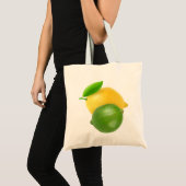 Tote Bag Citron et citron vert (Devant (produit))