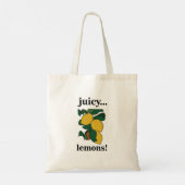 Tote Bag Citron Fruit Citron Été  (Dos)