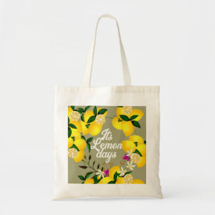 Tote Bag Citron gris