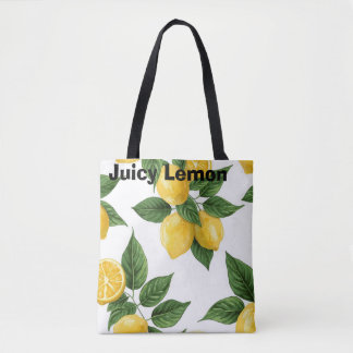 Tote Bag Citron Juteux