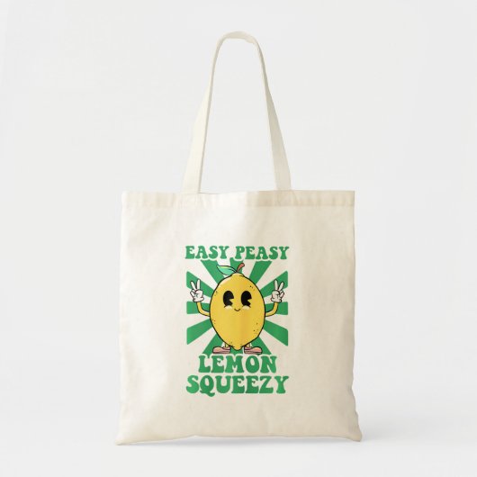 Tote Bag Citron pâle simple Squeezy Lemonade Ceo Funny Lemo (Devant)