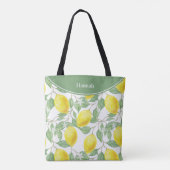 Tote Bag Citron personnalisé (Dos)
