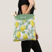 Tote Bag Citron personnalisé (De près)