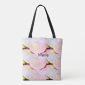 Tote Bag Citron vert jaune simple ajouter un nom personnali (Dos)