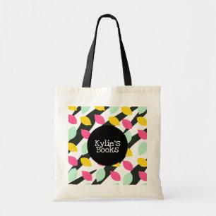 Tote Bag Citronnade Citrons Limes Livres de bibliothèque Gr