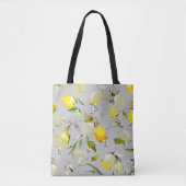 Tote Bag citrons aquarelle 18 (Devant)