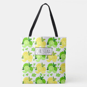Tote Bag Citrons citrons tranches de citron vert
