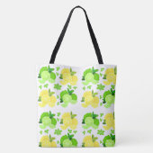 Tote Bag Citrons citrons | tranches de citron vert (Dos)