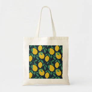 Tote Bag Citrons Colorés : Vibrance Dessinée À La Main.