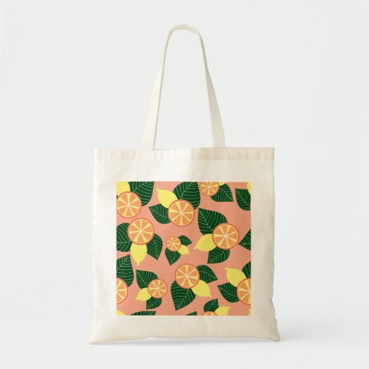Tote Bag Citrons et oranges (Devant)