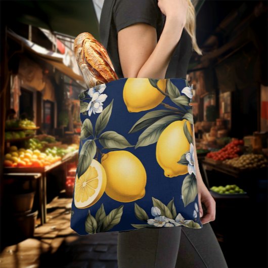 Tote Bag Citrons italiens au marché naval de fermiers