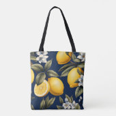 Tote Bag Citrons italiens au marché naval de fermiers (Dos)