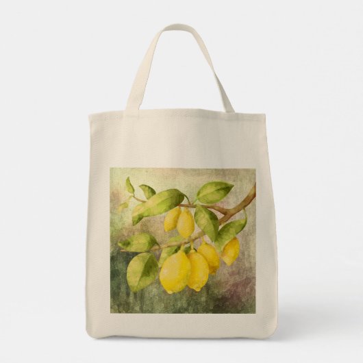 Tote Bag Citrons sur une branche (Dos)