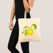 Tote Bag Citrons sur une branche (Devant (produit))