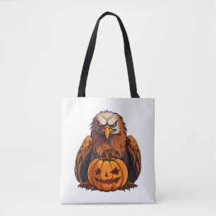 Tote Bag Citrouille Aigle Lazy Costume de fête d'Halloween
