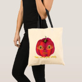 Tote Bag Citrouille Alien Halloween (Devant (produit))