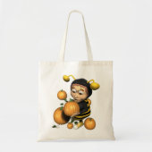 Tote Bag Citrouille Bee (Devant)