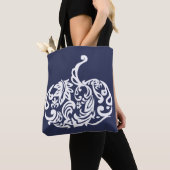 Tote Bag Citrouille chic Fourre-tout (De près)