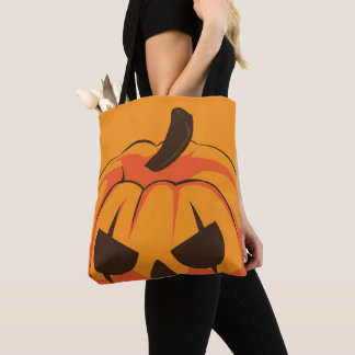 Tote Bag Citrouille classique de Halloween Jack O Lantern
