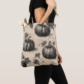 Tote Bag Citrouille classique d'Halloween (De près)